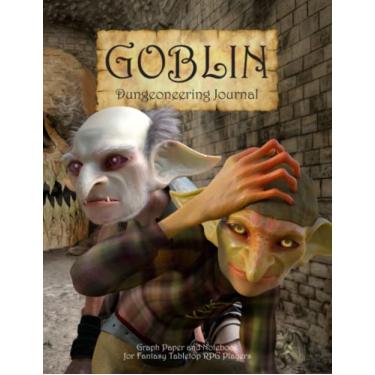 Imagem de Goblin Dungeoneering Journal: Graph Paper for Fantasy Tabletop RPG Players