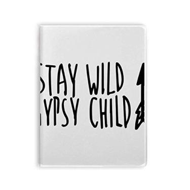 Imagem de Caderno de anotações Keep Wild Gypsy Child Gum Cover Diário capa macia