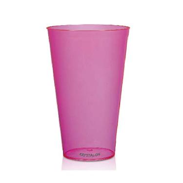 Imagem de Copo Big Drink Rosa 550 ml Acrílico Poliestireno
