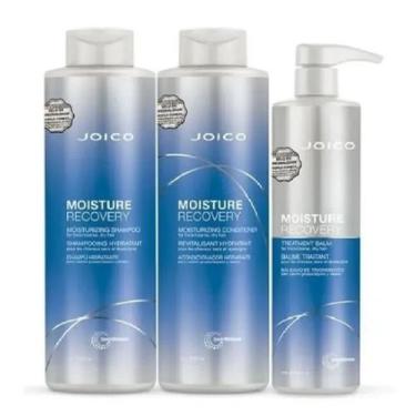 Imagem de Joico Moisture Recovery Kit Shampoo 1 Litro, Condicionador 1 Litro E M