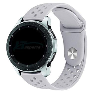 Imagem de Pulseira 22mm Sport Total compatível com Samsung Galaxy Watch 3 45mm - Galaxy Watch 46mm - Gear S3 Frontier - Amazfit GTR 47mm - Amazfit GTR 2 - Amazfit GTR 3 PRO - Marca LTIMPORTS (Cinza)