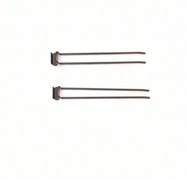 Imagem de Gancheira Dupla Vassoureiro Lx 40 Gondola Amapa Preto Kit 5