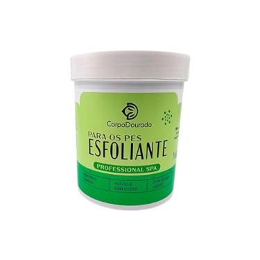 Imagem de Creme Esfoliante Para os Pés Corpo Dourado Com Argila Verde Hidrata Amacia Ativa a Circulação Sensação de Alívio 1kg