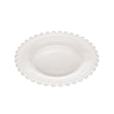 Imagem de Sousplat de Cristal Wolff Mesa Daisy Transparente - 32 cm