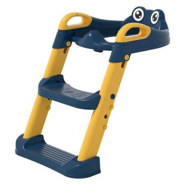 Imagem de Troninho Redutor De Assento Sanitário Infantil Com Escada Escadinha -
