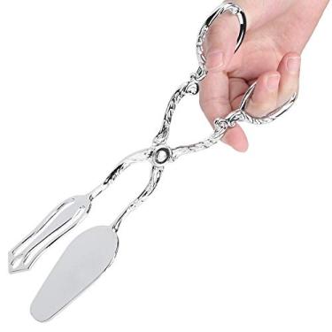 Imagem de Pinça De Pão Desgin Retrô, Pinça De Pão De Cabeça Pontiaguda Braçadeira De Bolo Para Servir Salada Braçadeira De Bolo Braçadeiras De Buffet Churrasco Salada De Gelo Açúcar Grelhar Aperitivos Pinças Ut