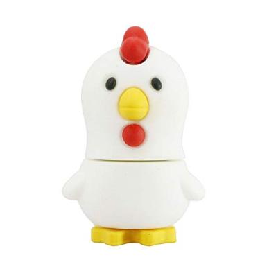 Imagem de 4 GB White Chicken Modelo USB Flash Drive Memory Stick Dispositivo de Armazenamento Pen Drive U Disk USB Memory Stick Pen Drive USB Stick USB