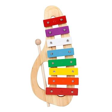 Imagem de Vaguelly 1 Conjunto percussão de mão oitava instrumentos de percussão de madeira brinquedo de percussão do bebê piano brinquedos percussão metalofone brinquedo musical para crianças música