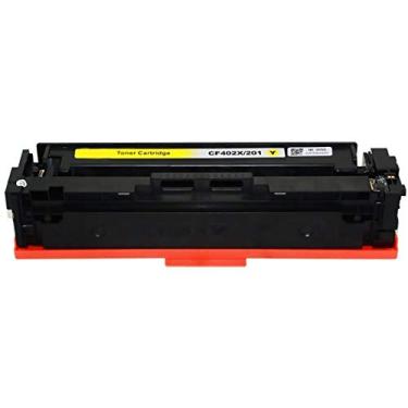 Imagem de Toner Compatível com CF402X 201X Amarelo para Impressora M252 M252N M252DW M274 M277 M277N M277DW 252N 277N 252DW 277DW 252