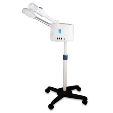 Imagem de Vaporizador facial profissional, pulverizador umidificador para limpeza de pele, spray frio/spray quente, aquecimento PTC de temperatura constante, nebulização rápida em 40 segundos, para hidratação