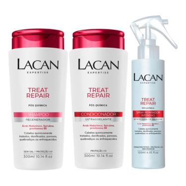 Imagem de Kit Lacan Treat Repair Shampoo + Condicionador + Spray