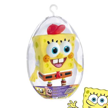 Imagem de Boneco de Vinil Bob Esponja no Ovo De Pascoa 18cm Lider 3228