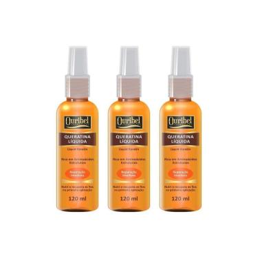 Imagem de Queratina Liquida Ouribel 120Ml - Kit Com 3Un