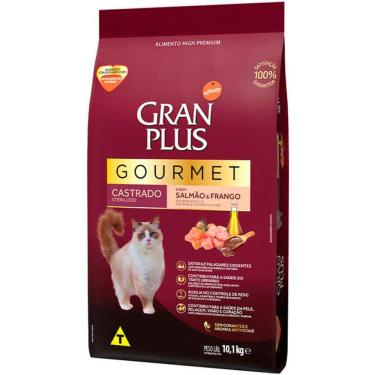 Imagem de Gran Plus Gourmet Gatos Ad.Castr. Salm/Fran 10 Kg