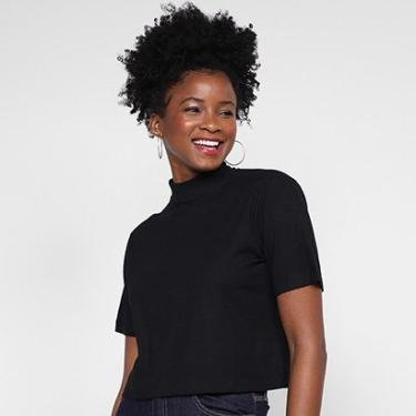 Imagem de Cropped Canelado All's Gola Alta Feminino-Feminino
