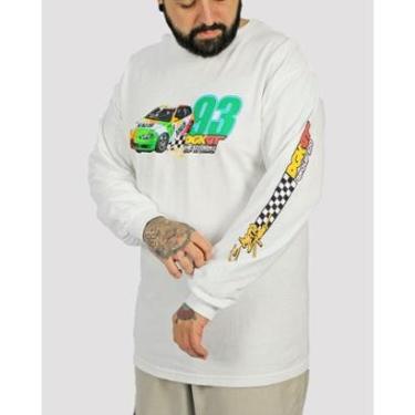 Imagem de Camiseta DGK Manga Longa GT93 - Branca-Unissex