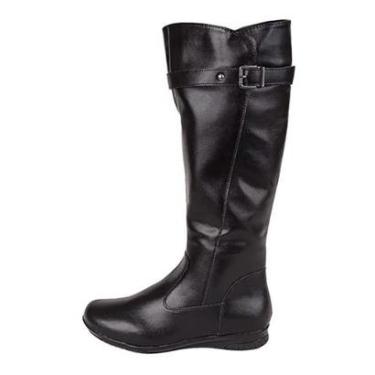Imagem de Bota Mooncity Salto Baixo Cano Longo - 71144-Feminino