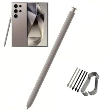 Imagem de HQB-STAR Caneta Stylus de substituição para Samsung Galaxy S24 Ultra, com sensibilidade de pressão de 4096 níveis, para Samsung Galaxy S24 Ultra S23 Ultra S22 Ultra Note 20 Ultra. (Violeta titânio)