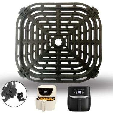 Imagem de CyHiThai Prato de fritadeira a ar de 6 litros para fritadeiras a ar Bella Pro Series/Paris Hilton, frigideira a ar premium, bandeja de grelha de inserção para fritadeiras a ar Paris Hilton, pode ser