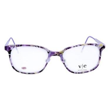 Imagem de Armação Para Óculos De Grau Feminino Retangular Acetato/Metal Mackage - Flowers-Feminino