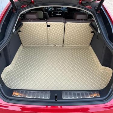 Imagem de GREATROAD Tapetes de couro personalizados para carros BYD SEAGULL/Dolphin Mini 2023 proteção contra todas as condições climáticas(3DM carga-BEGE)