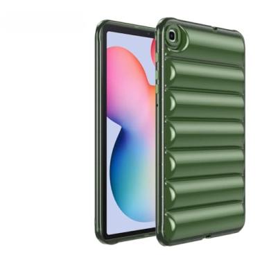 Imagem de Capa para tablet Samsung Galaxy Tab S6 Lite 2024 P610 P615 S9 Plus X810 FE Plus X610 A9 Plus X210 X110 S8 S7 colorida (verde, para Tab A9 Plus 11 X210)