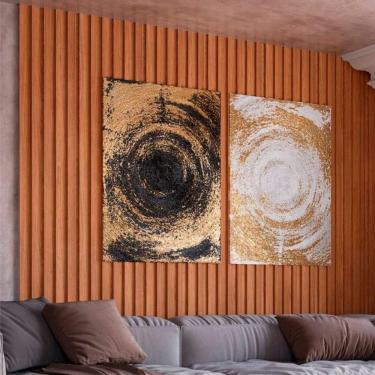 Imagem de Painel Ripado Em Mdf 134X183 Cm Freijó Pa73Jj Dalla Costa