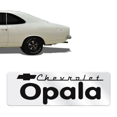 Imagem de Adesivo Chevrolet Opala Cromado Resinado Emblema Universal - SPORTINOX