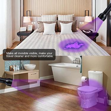 Imagem de Lâmpada de Inspeção de Animais de Estimação, 51 LED Lanterna de Luz UV Lanterna UV Lâmpada de Luz de Urina de Animal de Estimação Mini Detector de Bolso Portátil para Tapete de