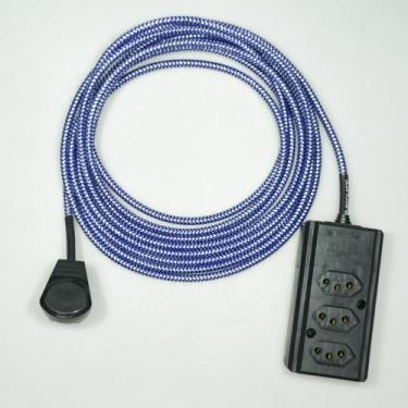 Imagem de Extensão Elétrica 5 Metros Pp 2x0,75mm2 Revestido Tecido - Immediate, 