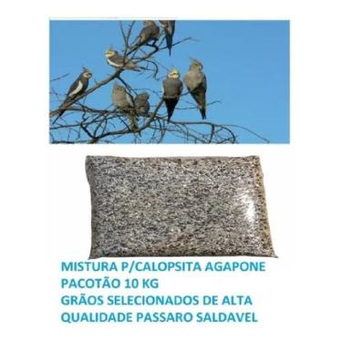 Imagem de Mistura Calopsita Periquito Agaporne 5 Kg Pássaro Sementes - Cannã, Ca