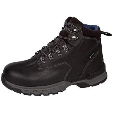 Imagem de Bota industrial masculina impermeável Downdraft 15 cm Timberland PRO, Infrared-resistant Black, 15