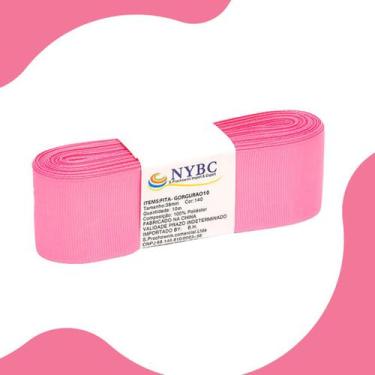 Imagem de Fita Para Laço De Gorgurão Rosa Chiclete - 22mm C/10 Metros - Nybc
