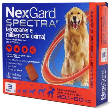 Imagem de Nexgard Spectra Gg Para Cães De 30,1 A 60kg Com 3 Tabletes