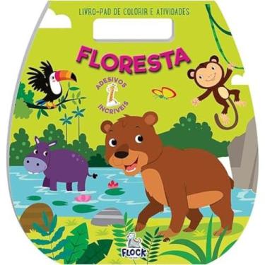 Imagem de Livro-pad de colorir e atividades - Floresta
