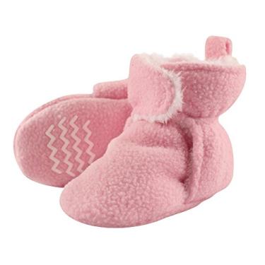 Imagem de Hudson Baby Botas unissex aconchegantes de lã e lã de ovelha sintética, Rosa claro, 4 Toddler