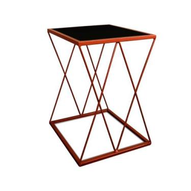 Imagem de Mesinha Lateral Alta Moderna p/ Decoração Sala Quarto Colima - Loja da