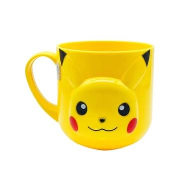 Imagem de Pikachu Caneca 3D, copo de plástico com alça, 280 ml