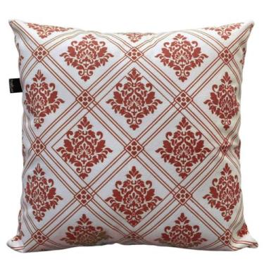 Imagem de Almofada Estampada Damask 40x40cm Vermelho - FASTLAR