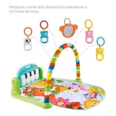 Imagem de Brinquedo tapete de criança com piano e pêndulos - TOYS