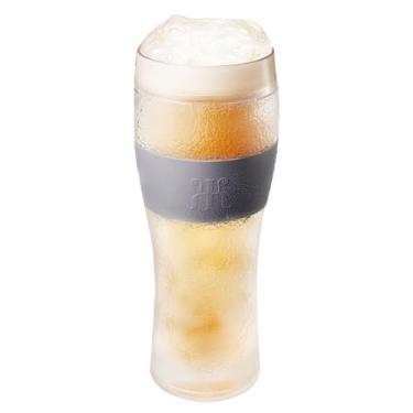 Imagem de Copos de cerveja Frozen Pint - Refrigerador congelável Canecas congeláveis, presentes de aniversário para ele, homens, pai, rapazes, copos refrescantes de acrílico Tritan inquebrável, presente de