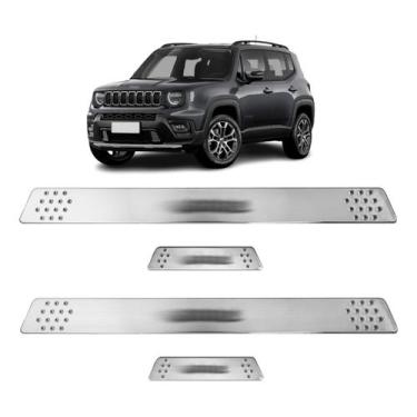 Imagem de Soleira para Porta Lateral Tuning Esportiva para carros 4 Portas (ABS)