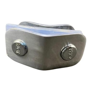 Imagem de 1335 - Suporte Para União De Dois Vidros À 135 - London Aluminios, Cro