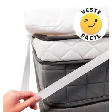 Imagem de Pillow Top Casal Macio de Manta Siliconada antialérgico 200 Fios - Cec