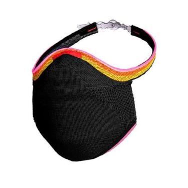 Imagem de Máscara Fiber Knit Sport - Tamanho M, preto pride