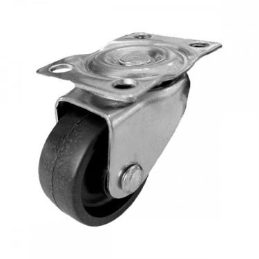 Imagem de Rodizio Kmb Base Giratoria Zincado Pp-158 Grande - Kit C/10 Pecas