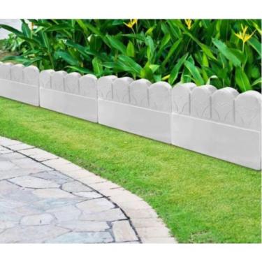 Imagem de 2 Formas Molde Em Abs Virgem 1,5mm  3d - Cerca Meio Fio Jardim 39x25x2