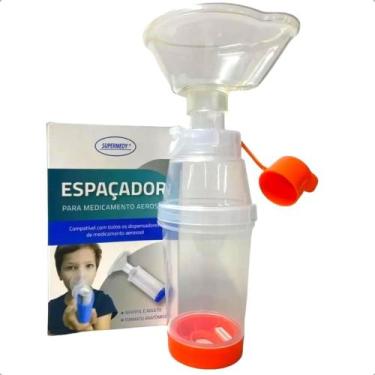 Imagem de Espaçador infantil p/ bombinha aerosol medicamento universal - SUPERME
