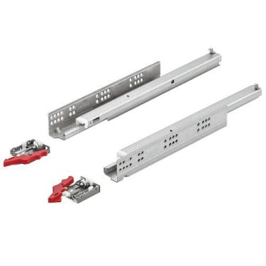 Imagem de Corrediça Oculta GT2 450mm Matrix Invisa A30 (30kg) Slowmotion (Amorte