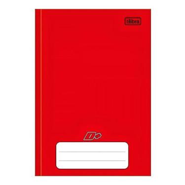 Imagem de Caderno Pequeno Capa Dura c/ 48 Folhas Formato 140mm x 200mm Vermelho 